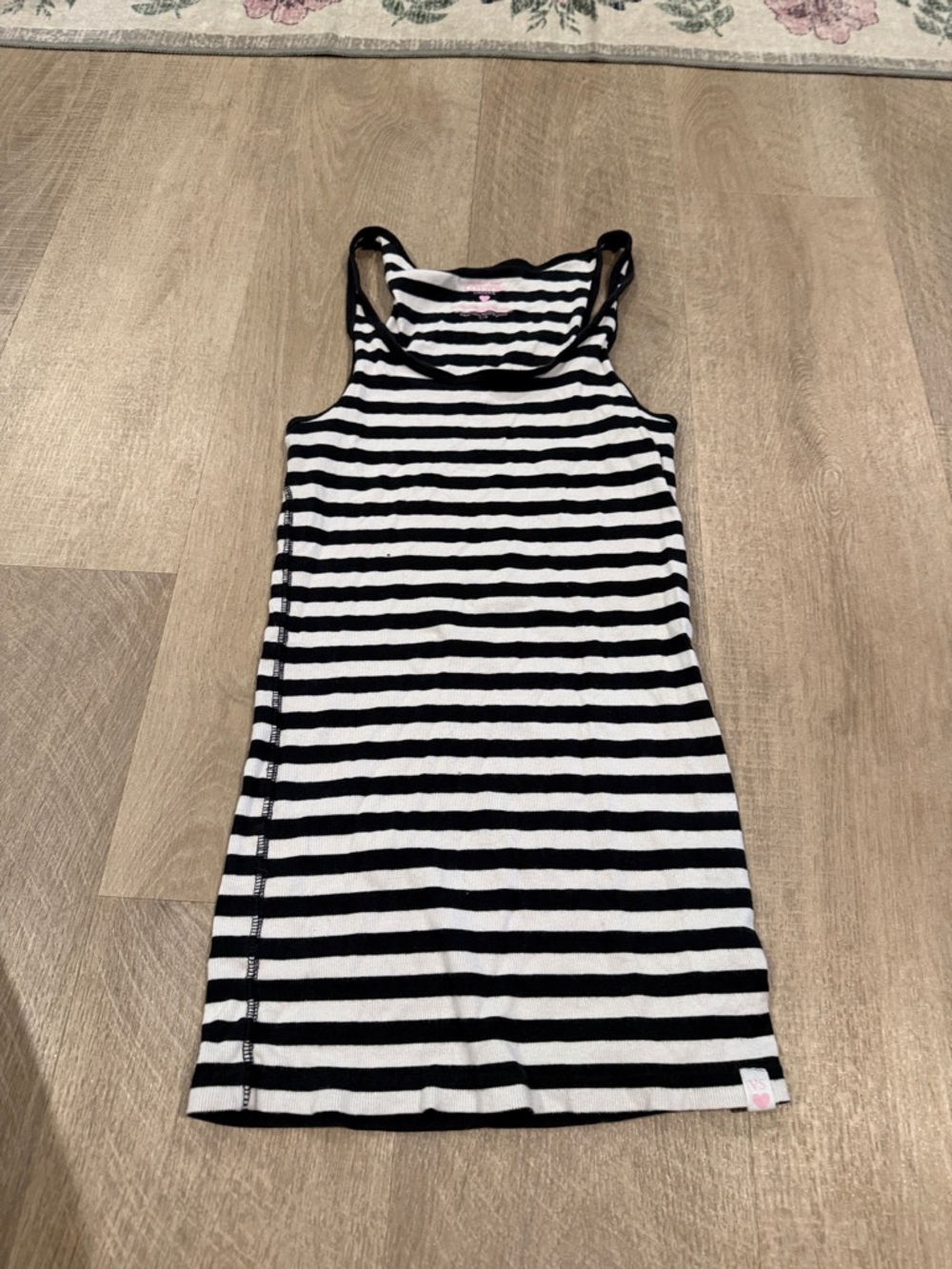 Black and White Striped Tank Top